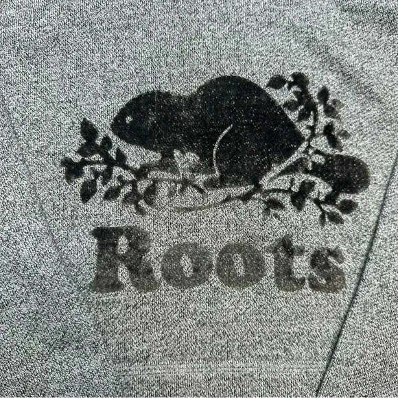Roots Hoodie  Grey & Black Size Mediun - Picture 3 of 16